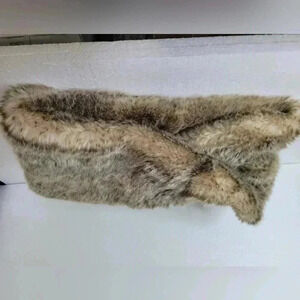Foux fur infinity scarf